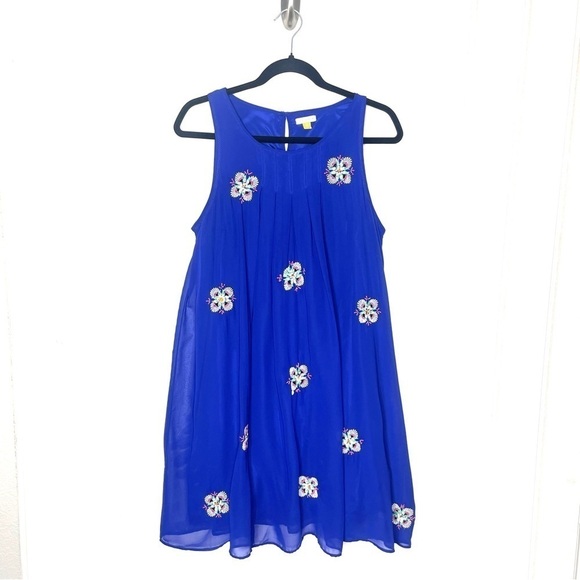 Anthropologie Amapola Sleeveless Shift Dress by Leifsdottir Sz 10 042 - Picture 2 of 11